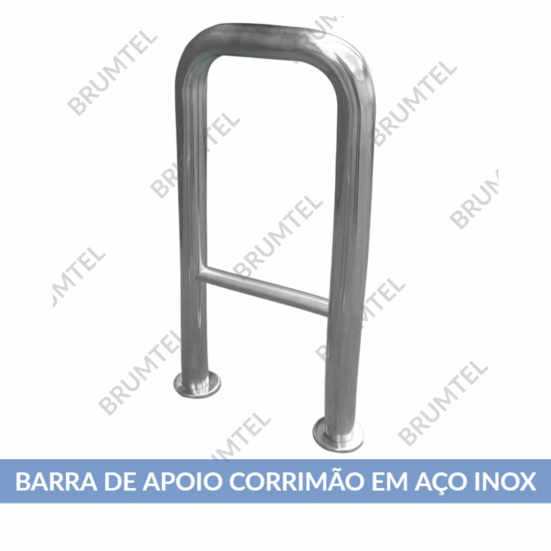 Barra de Apoio Corrimão em Aço Inox
