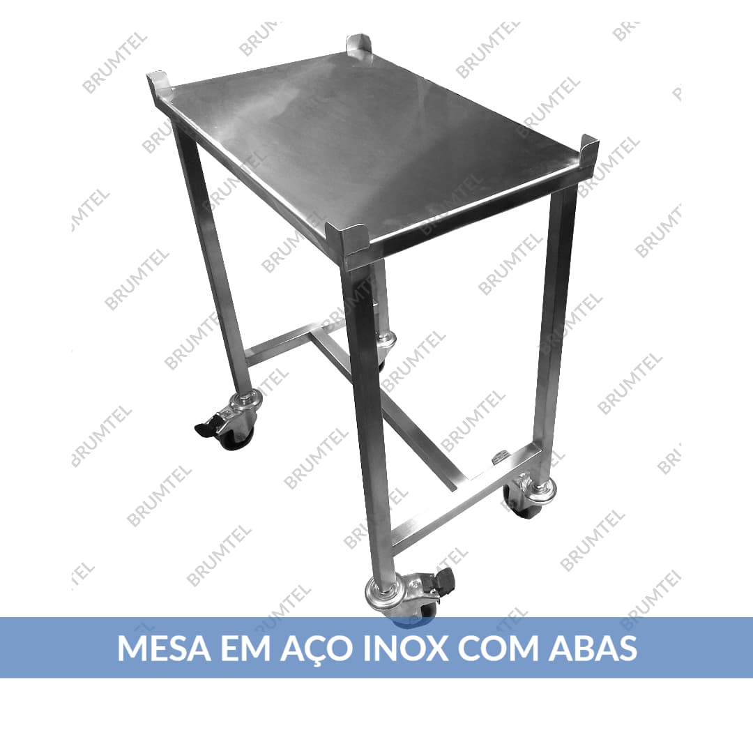 Carrinho de Bandejas em Aço Inox Reforçado