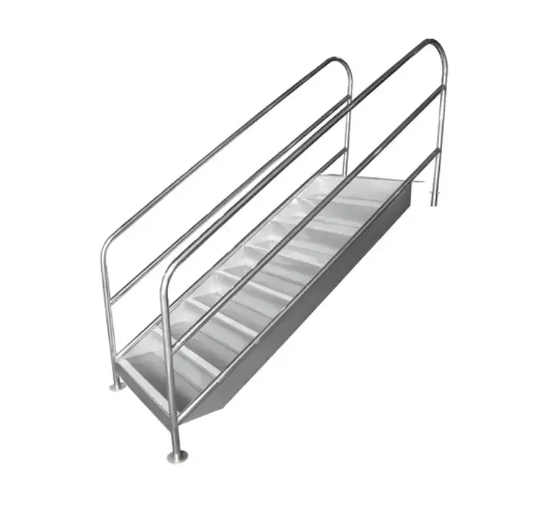 Escadas em Aço Inox para Ambientes Industriais
