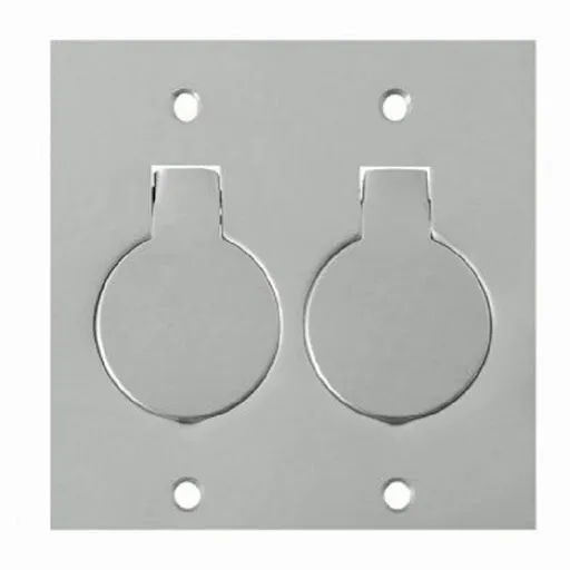 Espelhos de Tomadas em Aço Inox com Design Moderno