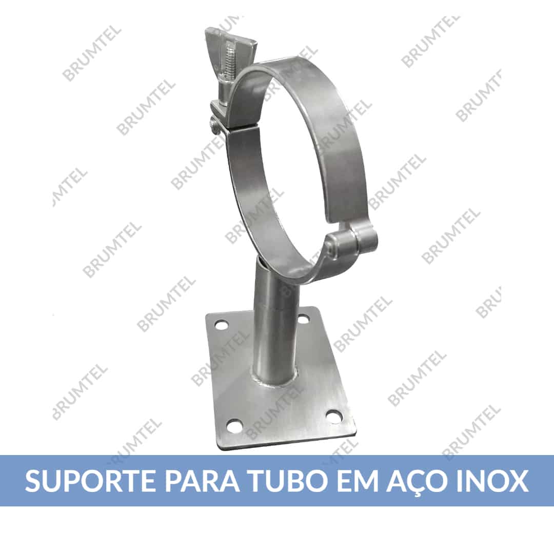 Suporte para Tubo em Aço Inox