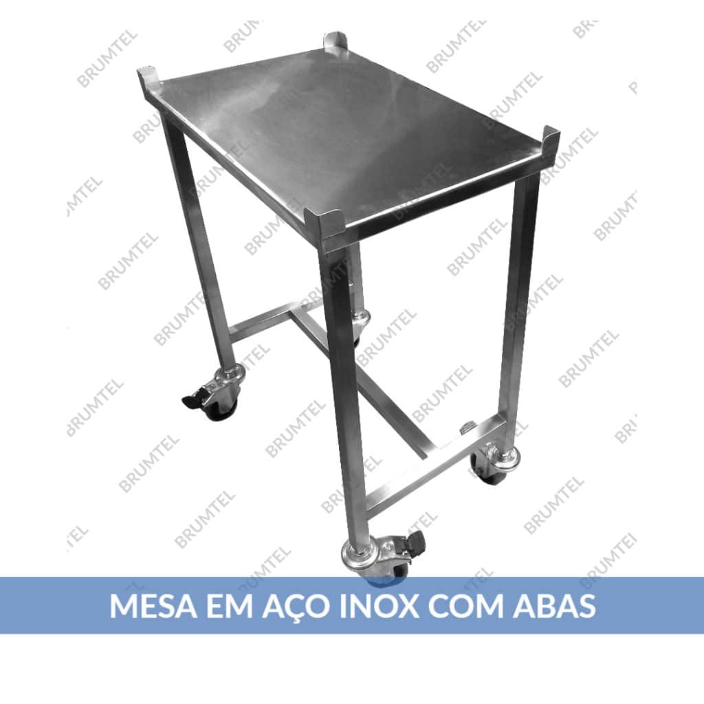 Confecção de Mesa em Aço Inox com Abas