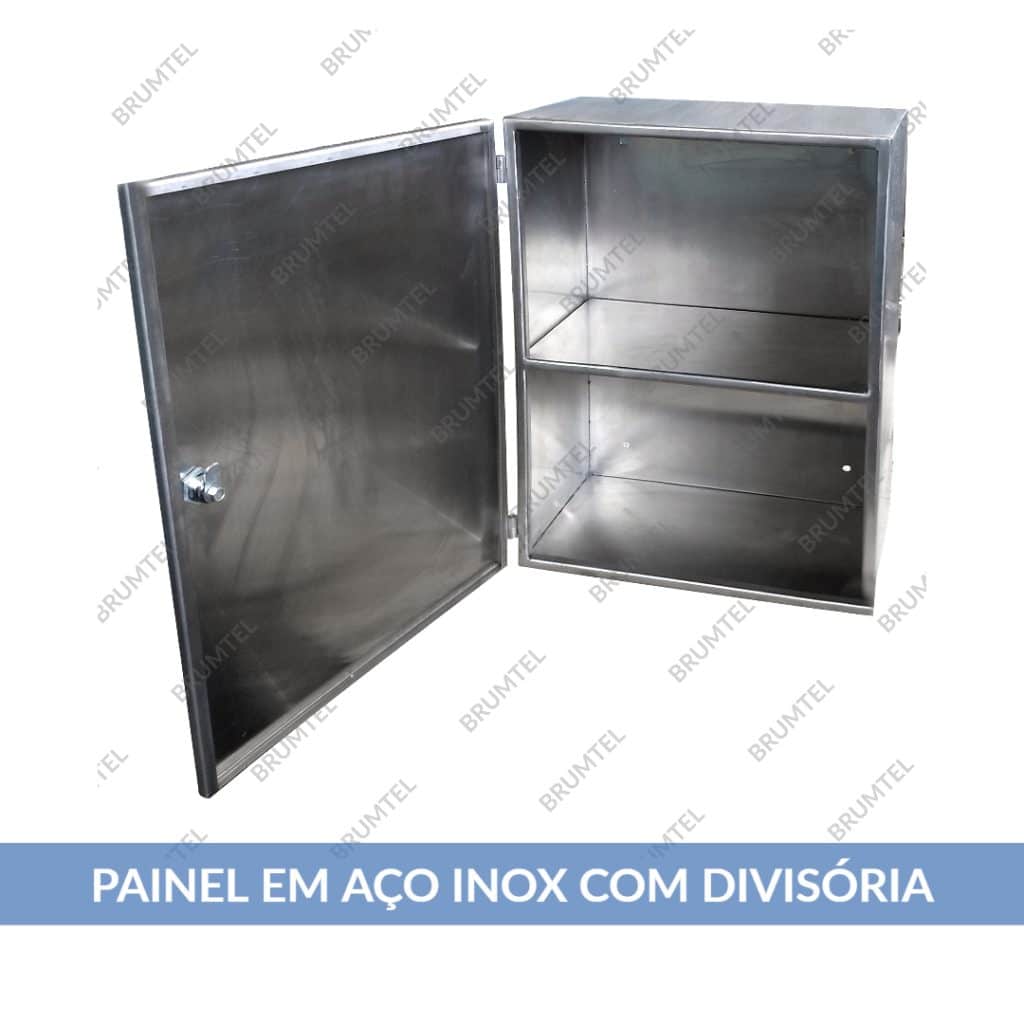 Confecção de Painel em Aço Inox com Divisória